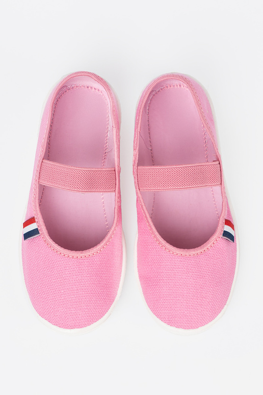  cor rosa sapato z flexívelm paskiem