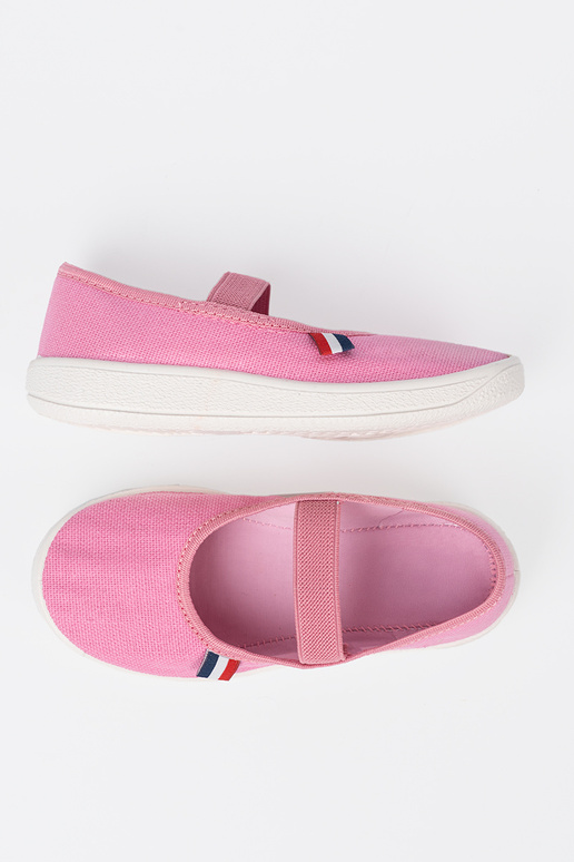  cor rosa sapato z flexívelm paskiem