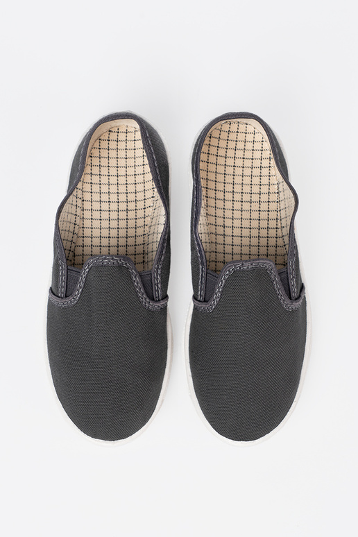 Proste cor cinza sapato z flexívelmi ParastaParakami juvenil