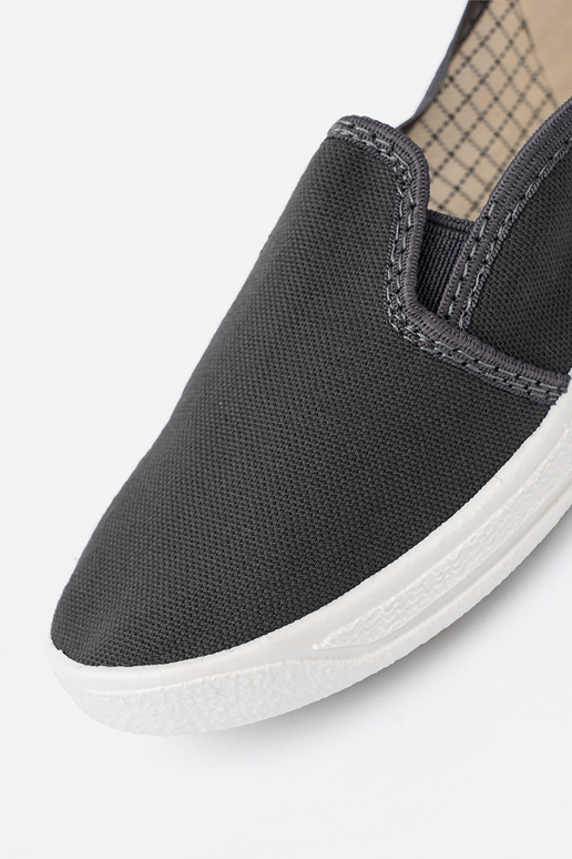 Proste cor cinza sapato z flexívelmi ParastaParakami juvenil