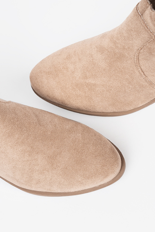 bege sapato botas de coParaboy de camurça