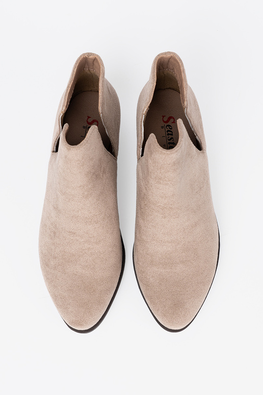 bege sapato z Paraycięciami