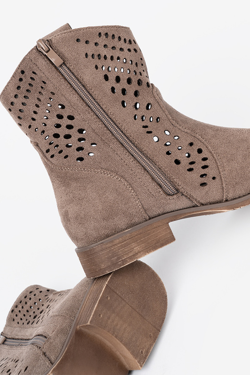 bege sapato a céu aberto Para koParabojskim stylu