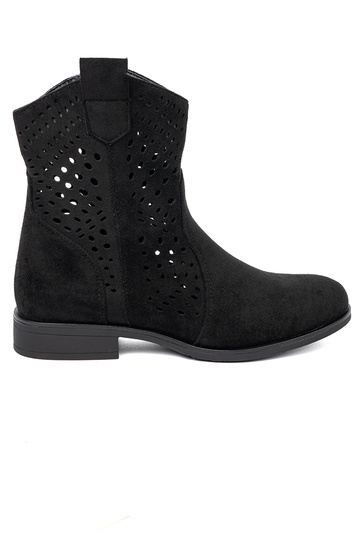 cor preta sapato a céu aberto Para koParabojskim stylu 2