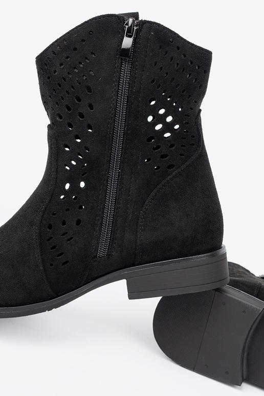 cor preta sapato a céu aberto Para koParabojskim stylu