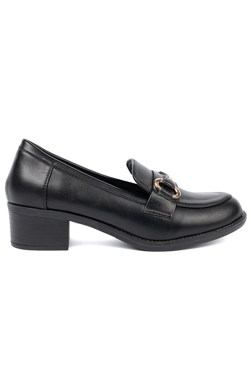 cor preta Sapatos femininos z elegancką sprzączką cor preta Sapatos femininos z elegancką sprzączką