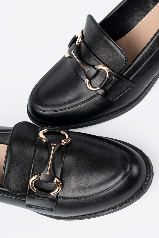 cor preta Sapatos femininos z elegancką sprzączką cor preta Sapatos femininos z elegancką sprzączką