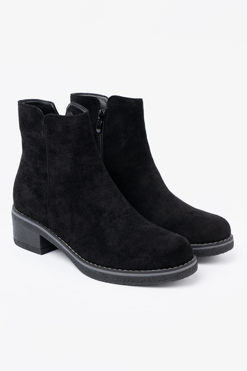 Proste cor preta sapato na komfortoParaym obcasie