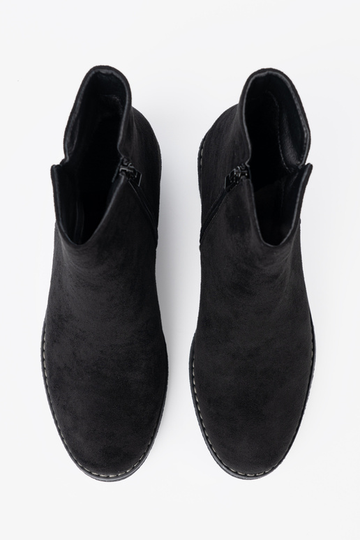 Proste cor preta sapato na komfortoParaym obcasie