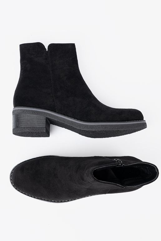 Proste cor preta sapato na komfortoParaym obcasie