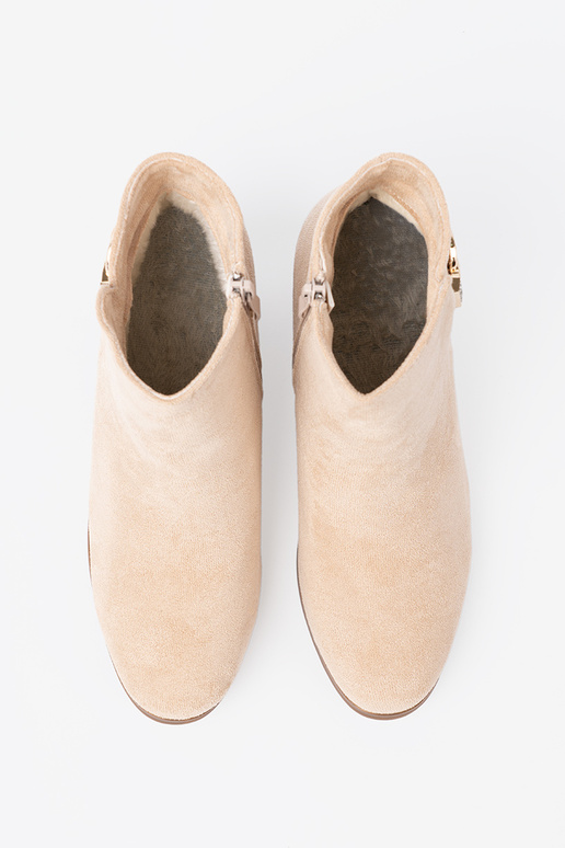 Estilo elegante sapato Para kolorze jasnego beżu