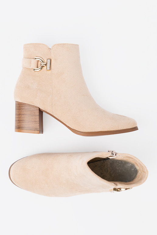 Estilo elegante sapato Para kolorze jasnego beżu