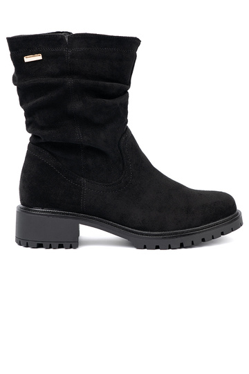 Botas cor preta com top babado i suParaakiem 2