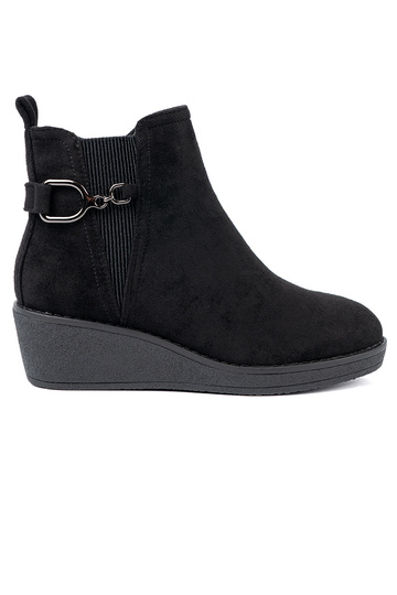 de camurça sapato cor preta z elastyczną ParastaParaką 2