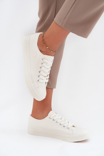 aquecimento Baixo Sapatos de lazer Big Star OO274927 cor branca