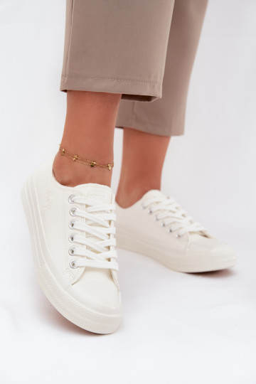 aquecimento Baixo Sapatos de lazer Big Star OO274927 cor branca 2