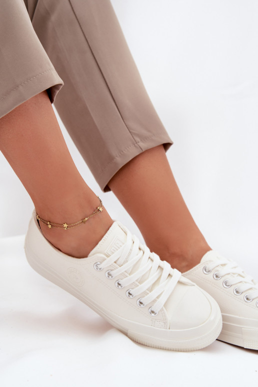 aquecimento Baixo Sapatos de lazer Big Star OO274927 cor branca