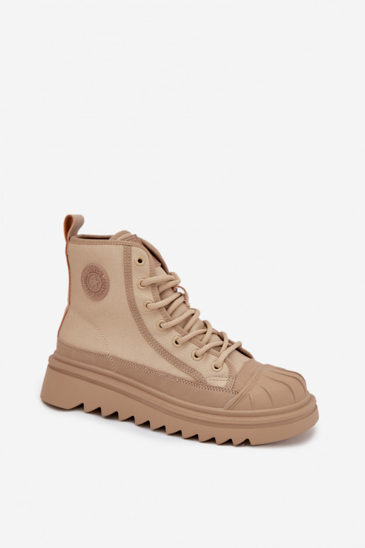 sapatos de lazer com sola Feminino aquecimento Big Star OO274A356 bege sapatos de lazer com sola Feminino aquecimento Big Star OO274A356 bege