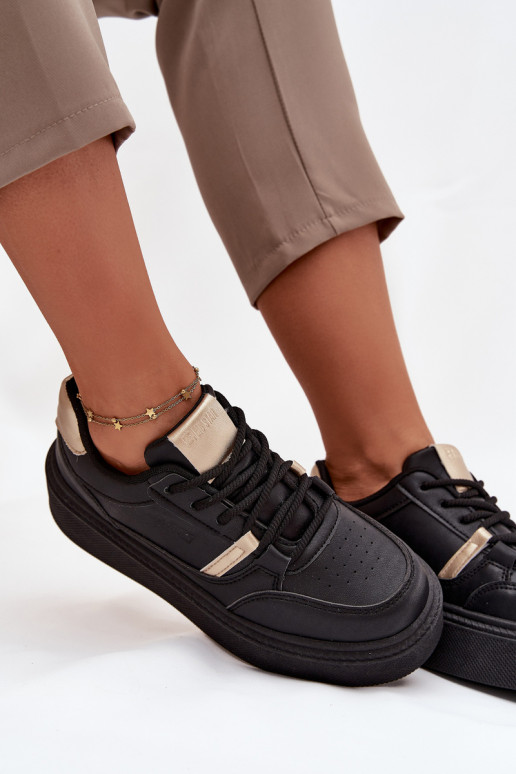 Feminino À modalo de tênis com uma plataforma Big Star SS274360 cor preta