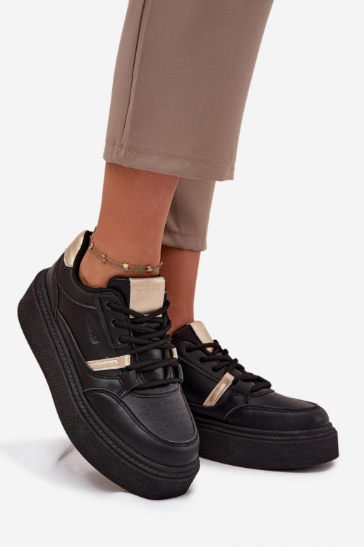 Feminino À modalo de tênis com uma plataforma Big Star SS274360 cor preta