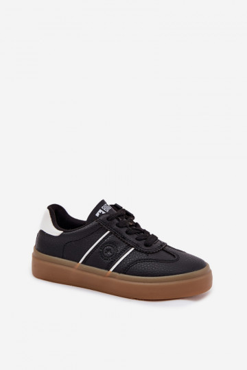 Tênis infantis na cor preta estilo sneakers Big Star SS374025