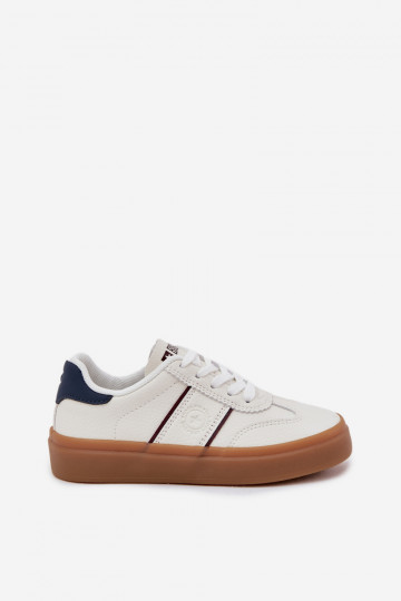 Tênis infantis na cor branca estilo sneakers Big Star SS374024 2
