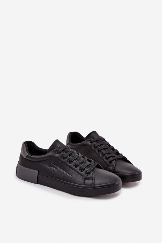 Tem que sercho sapatos casuais Eko Pele Big Star OO174019 cor preta