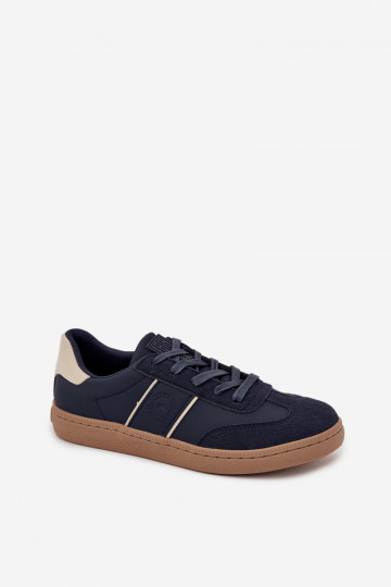 Tênis de cano baixo masculinos azul marinho "Big Star SS174079"