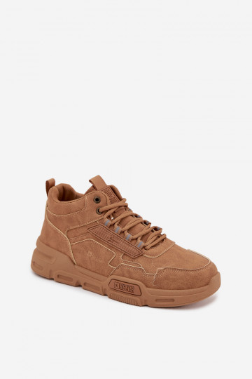 À modalo de tênis Tem que sercho Big Star SS174281 HI-POLY SYSTEM cor marrom