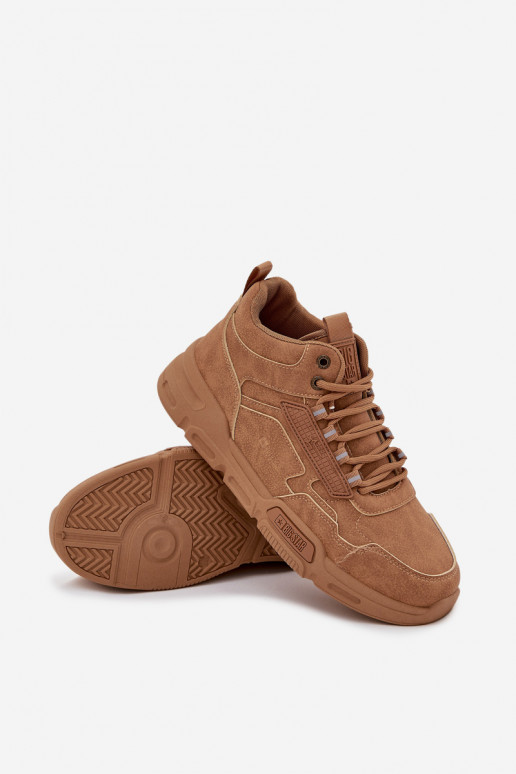 À modalo de tênis Tem que sercho Big Star SS174281 HI-POLY SYSTEM cor marrom