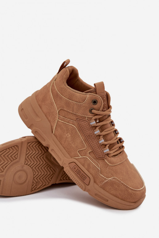 À modalo de tênis Tem que sercho Big Star SS174281 HI-POLY SYSTEM cor marrom