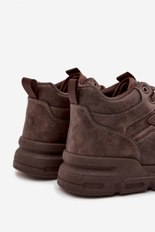 À modalo de tênis Tem que sercho Big Star SS174283 HI-POLY SYSTEM marrom escuro