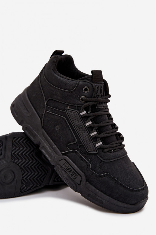 À modalo de tênis Tem que sercho Big Star SS174282 HI-POLY SYSTEM cor preta