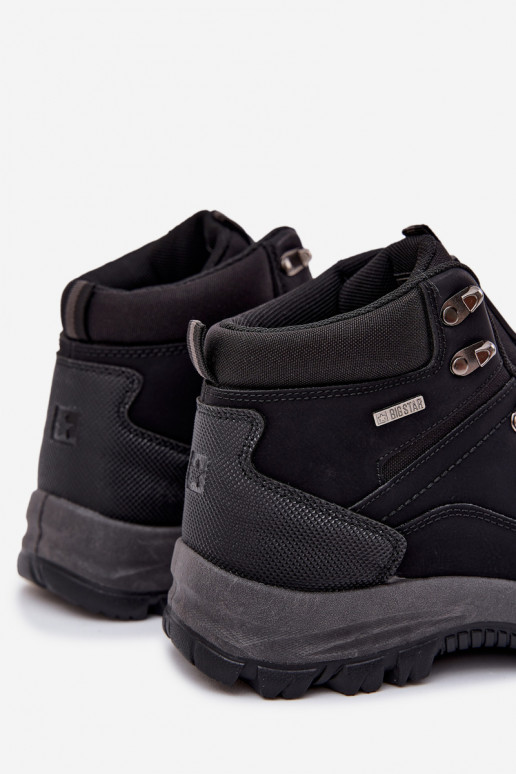 botas de caminhada Tem que sercho Big Star SS174048 cor preta