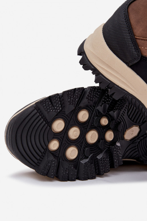 botas de caminhada Tem que sercho Big Star SS174049 cor marrom