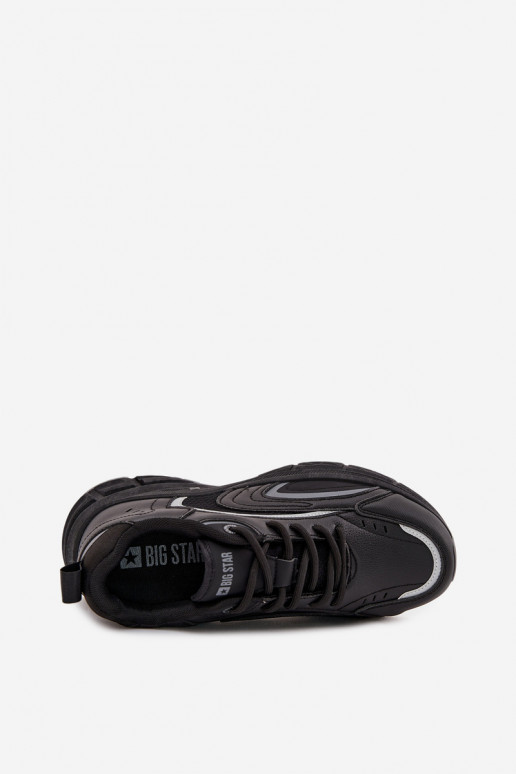 tênis À modalo de tênis Tem que sercho Big Star SS174285 cor preta