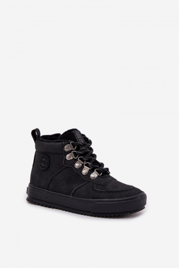 Botas de caminhada infantis quentes pretas "Big Star SS374075"
