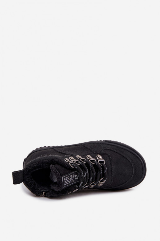 botas de caminhada sapato Infantil aquecimento Big Star SS374075 cor preta botas de caminhada sapato Infantil aquecimento Big Star SS374075 cor preta