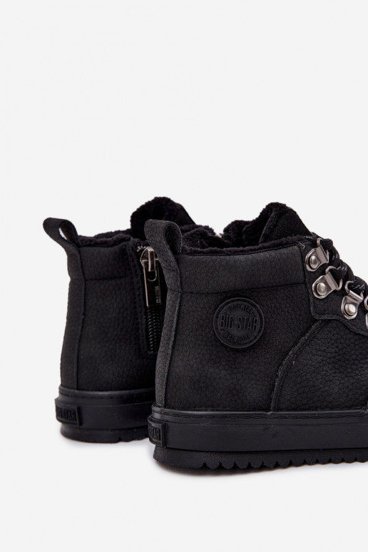 botas de caminhada sapato Infantil aquecimento Big Star SS374075 cor preta botas de caminhada sapato Infantil aquecimento Big Star SS374075 cor preta