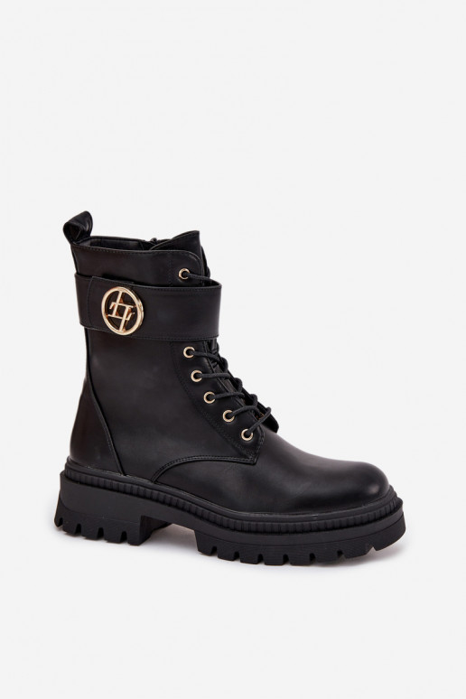 Botins de trabalho Feminino Ze cor douradam Detalem aquecimento cor preta Fiorena Botins de trabalho Feminino Ze cor douradam Detalem aquecimento cor preta Fiorena