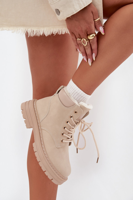 sapato Feminino aquecimento com pelo por dentro Casal o castelo cor de marfim Tharika sapato Feminino aquecimento com pelo por dentro Casal o castelo cor de marfim Tharika
