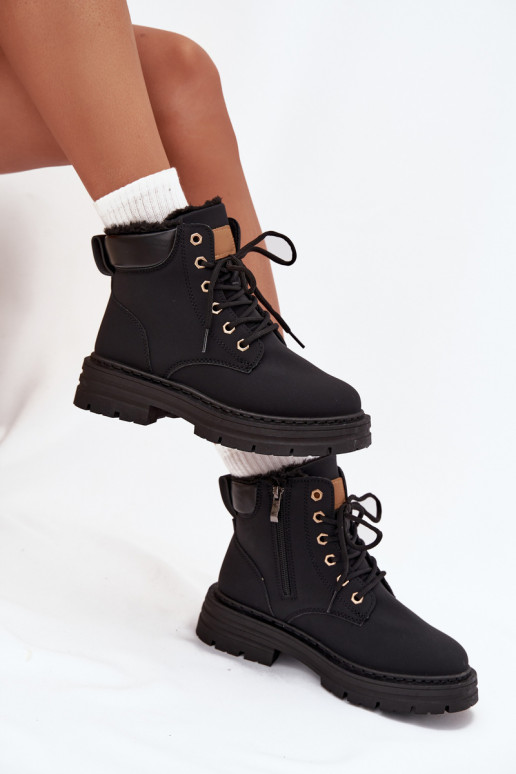 sapato Feminino aquecimento com pelo por dentro Casal o castelo cor preta Tharika sapato Feminino aquecimento com pelo por dentro Casal o castelo cor preta Tharika