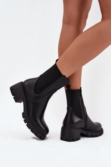 Botas femininas Klocke Eko Pele cor preta Kyra 2