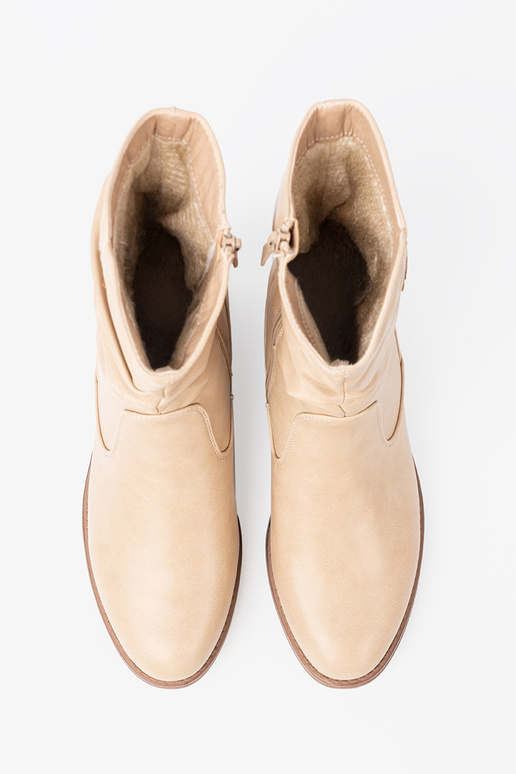 KomfortoParae sapato bege z marszczeniami