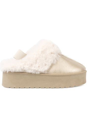 cor dourada sapato a'la Botas de neve z cor brancam casaco 2