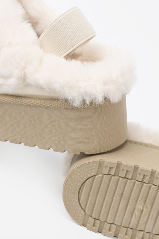 cor dourada sapato a'la Botas de neve z cor brancam casaco