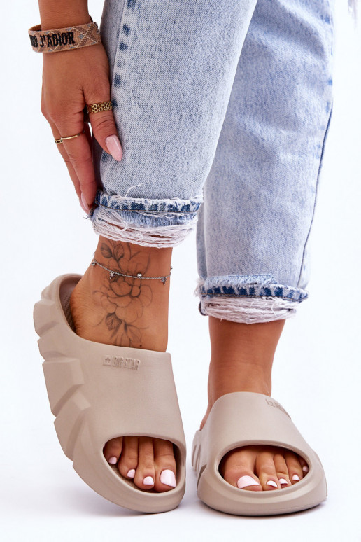 Chinelos Light Light Big Star LL274593 bege