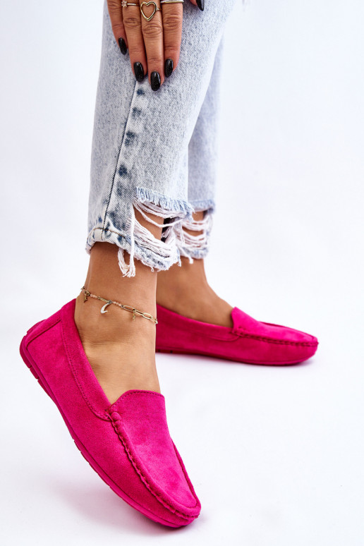 Mocassins de camurça Feminino cor rosa Morreno Mocassins de camurça Feminino cor rosa Morreno