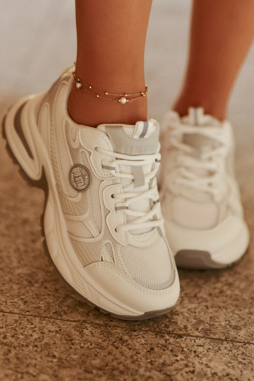 À modalo de tênis Feminino Big Star RR274A191 cor branca