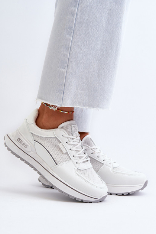 À modalo de tênis Feminino Big Star NN274A089 cor branca